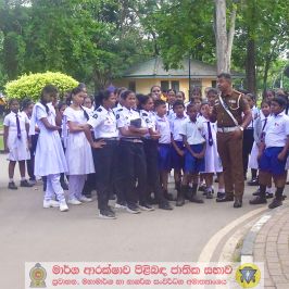 ශ්‍රී ලංකා ශාන්ත ජෝන් ගිලන් සේවයේ සිසු සිසුවියන් දැනුවත් කිරීම